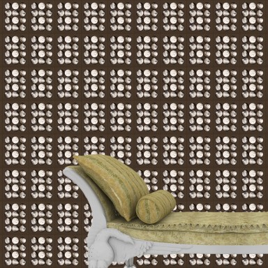 Grey Mother Of Pearl Wallpaper In Interior